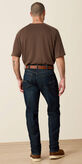 Rebar M4 Relaxed DuraStretch Basic Stackable Straight Leg Jean Back